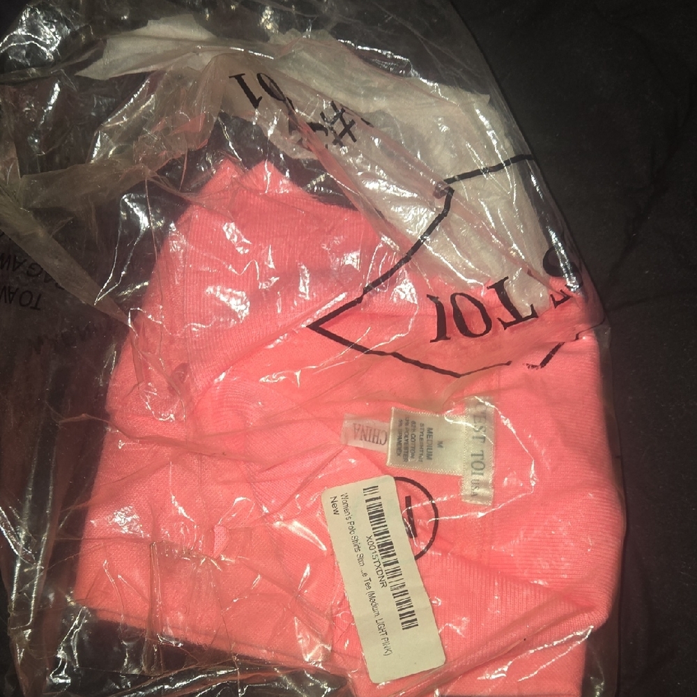 Pink Collared T-Shirt